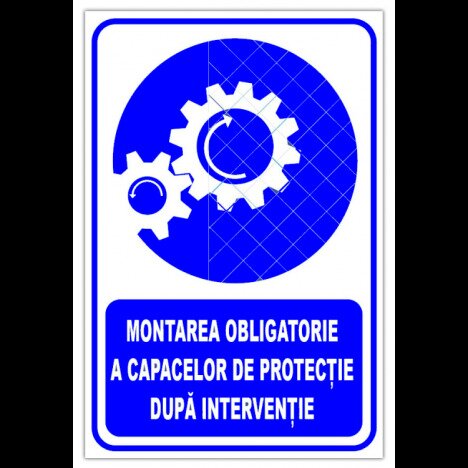 indicator montarea obligatorie a capacelor de protectie dupa interventie