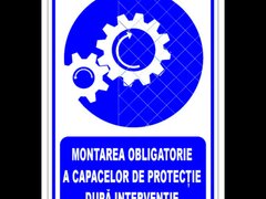 indicator montarea obligatorie a capacelor de protectie dupa interventie